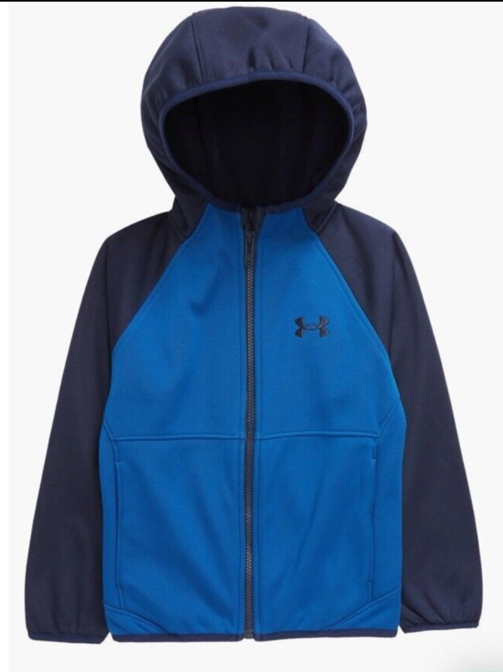 NWT Under Armour Blue and Navy Softshell Jacket Toddler 4T